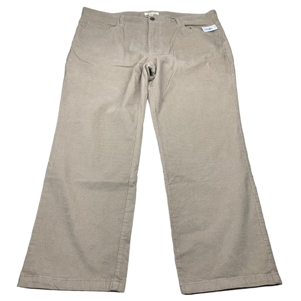 NWOT Goodthreads Men's Straight Fit Light Khaki Corduroy Pants Size 40x28